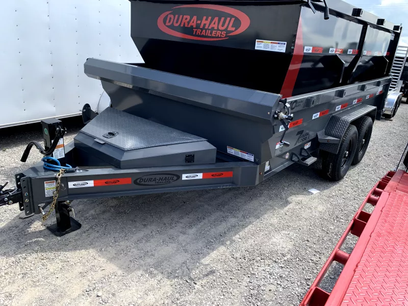 2026 Dura-Haul 7' x 14' *Wide Body* (2)7K Axles Scissor Lift Dump Trailer