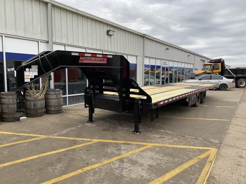 2023 Midsota FBGN 32' Hydraulic Dovetail Flatbed Gooseneck Equipment