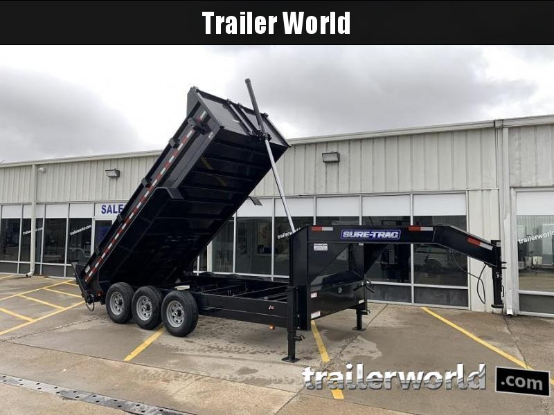 2021 Sure-Trac 16' Dump Trailer 21K GVWR Telescopic Goose 2021 Sure-Trac 16' Dump Trailer 21K GVWR Telescopic Goose