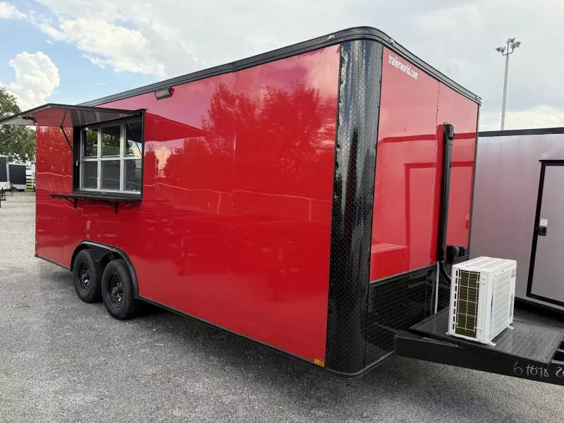 2025 Quality Cargo 8.5' x 20' TA Vending / Concession Trailer with Vent Hood