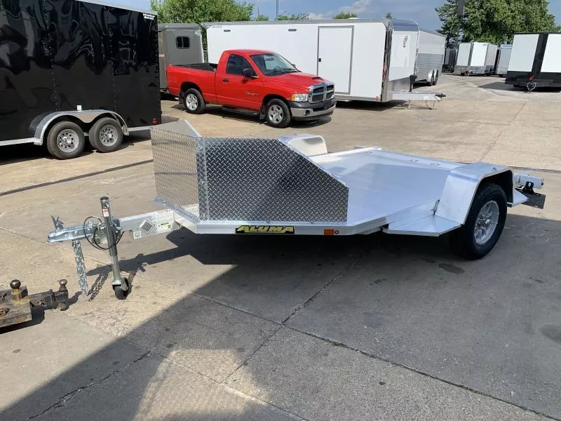 2026 Aluma MC210S-R-RTD Slide in Ramp 2 Motorcycle Trailer