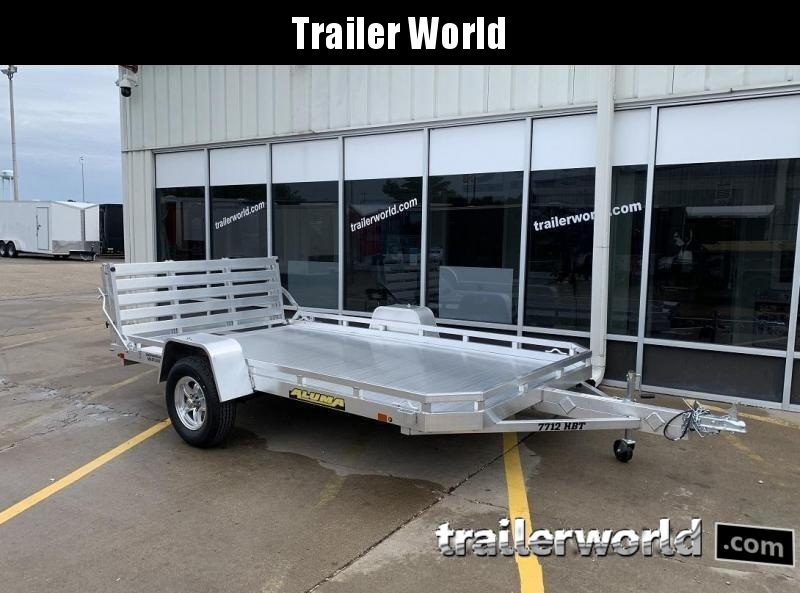 2021 Aluma 7712H BT 12' Aluminum Utility Trailer 2021 Aluma 7712H BT 12' Aluminum Utility Trailer