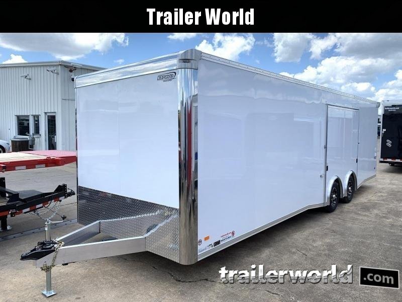 2022 Bravo Star 28' Aluminum Enclosed Car Trailer w Full Access Door 2022 Bravo Star 28' Aluminum Enclosed Car Trailer w Full Access Door