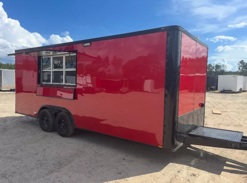 2025 Quality Cargo 8.5' x 20' TA Vending / Concession Trailer with Vent Hood