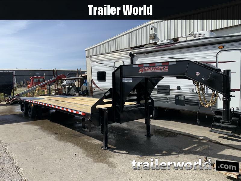 2023 Midsota FBGN 32' RAMPS Hydraulic jacks/Brakes Gooseneck Trailer 25.9K GVWR ***BELOW COST***