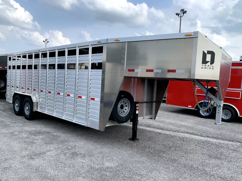 2026 Duralite Trail Drive Aluminum Wide Body 90" x 20' Stock / Stock Combo Trailer