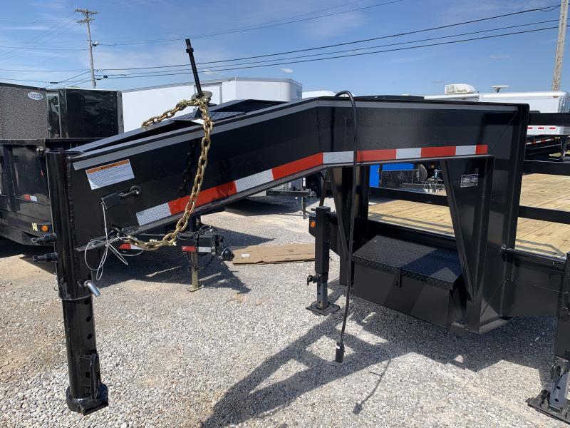 2023 Better Built 40' 12 Ton Gooseneck Flatbed Trailer with Pop Up