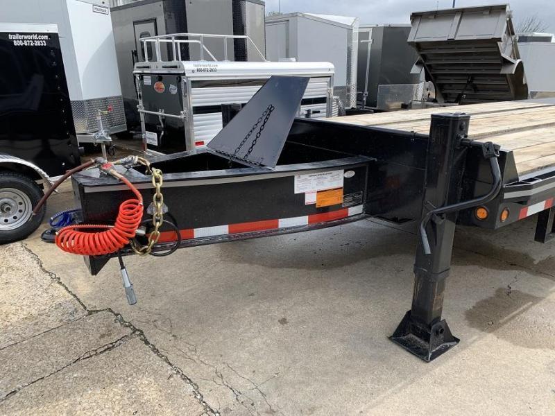 2022 Better Built 25 Ton Air Brake Pintle Hitch 30' Equipment Trailer Trailer World of Bowling
