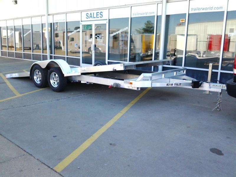 2020 Aluma 8218 Tilt Bed Aluminum Open Car Hauler Trailer 2020 Aluma 8218 Tilt Bed Aluminum Open Car Hauler Trailer