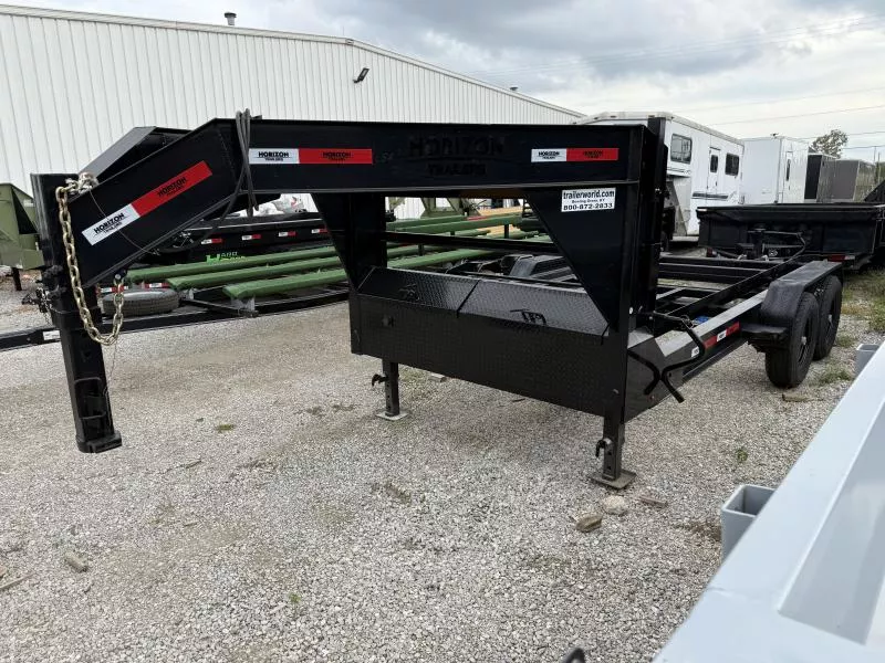 *CLEARANCE* 2022 Horizon Trailers Gooseneck 14' Roll Off Chassis Trailer