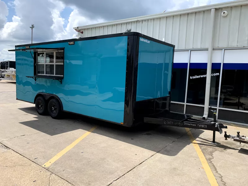 2025 Quality Cargo 8.5' x 20' TA Enclosed Vending / Concession Trailer