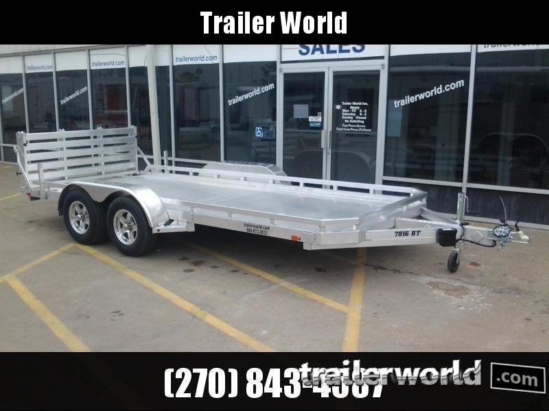 2022 Aluma 7814BT 14' Aluminum Open Utility Trailer 2022 Aluma 7814BT 14' Aluminum Open Utility Trailer