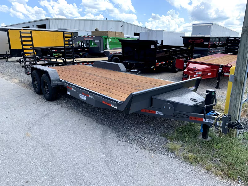 2026 Dura-Haul 7' x 20' (2)7K Axles Stand Up Ramps Equipment Trailer