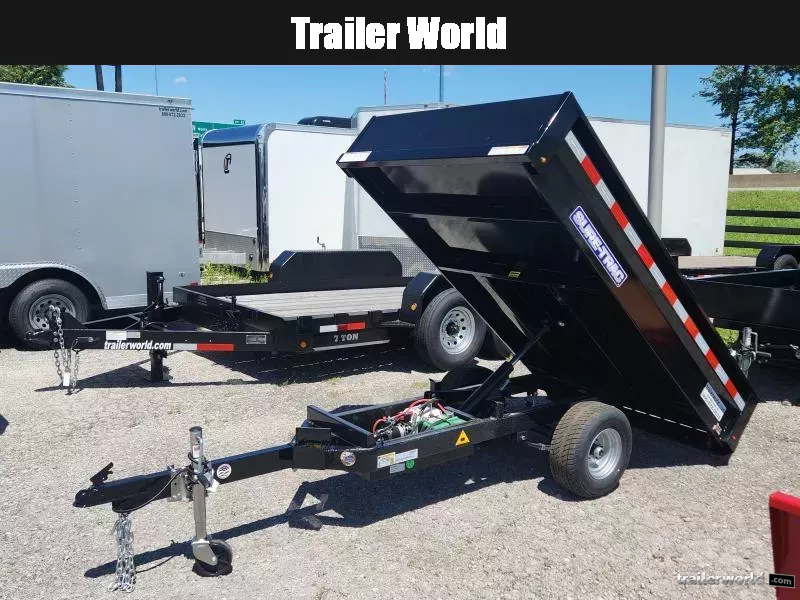 2025 Sure-Trac 4.5 x 8ft 3.5K Axle Utility Dump Trailer