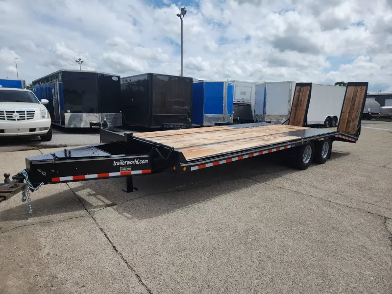 2025 Better Built 10 Ton Pintle Hitch Deckover 25' Equipment Trailer