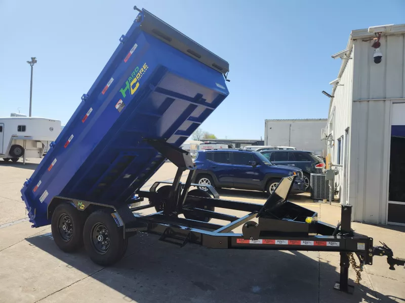 2025 Hardcore 7X12 BP Scissor Lift (2)7K Axles Dump Trailer