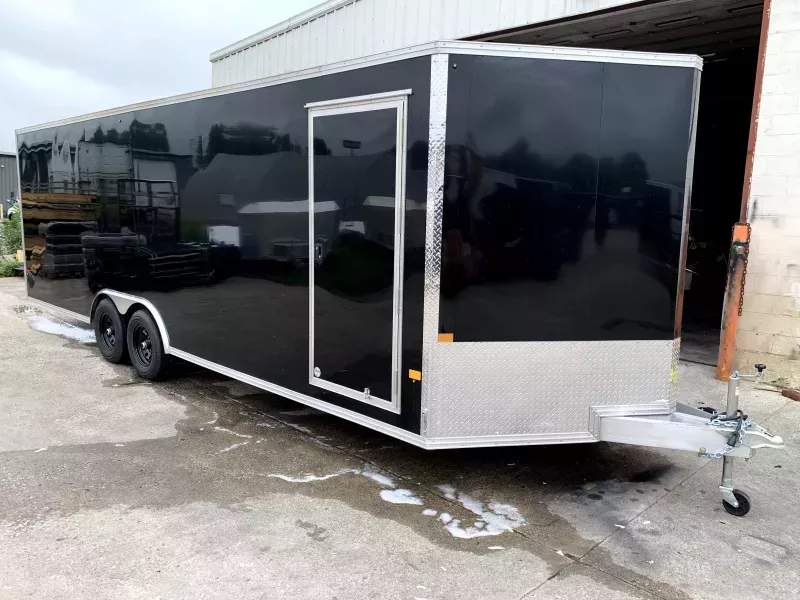 2025 ALCOM High Country Xpress 8.5' x 24' XLT Pro Series Aluminum Car / Racing Trailer with Escape Door