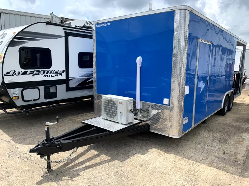 2025 Quality Cargo 8.5' x 24' TA BBQ Porch Vending / Concession Trailer with Mini Split A/C