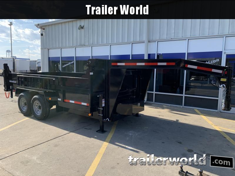 2022 QS 14' Gooseneck Dump Trailer 14K GVWR 2022 QS 14' Gooseneck Dump Trailer 14K GVWR