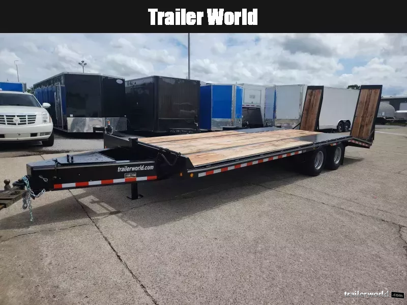 2025 Better Built 10 Ton Pintle Hitch Deckover 25' Equipment Trailer