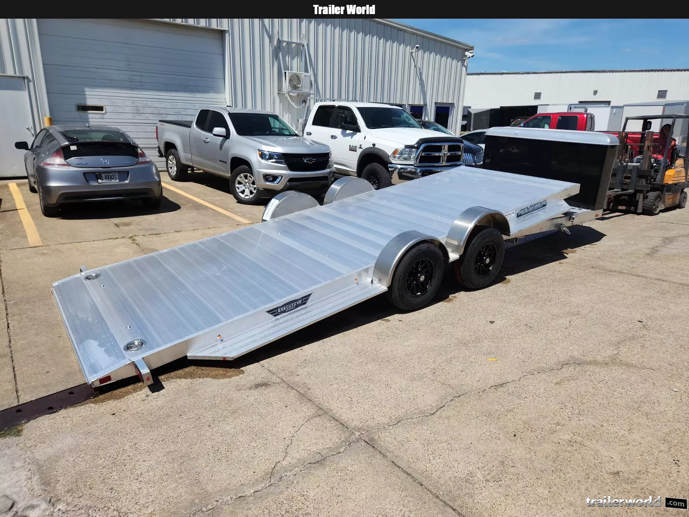 2026 Aluma 8220 Heavy XL Tilt Tandem Trailer with Electric Brakes