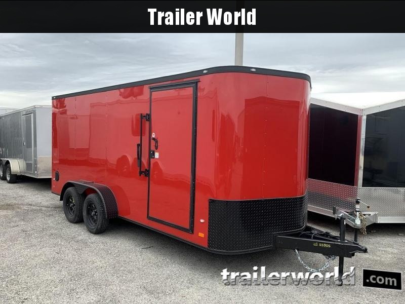 2020 CW 7' x 16' x 6.5' Vnose Enclosed Cargo Trailer BLACK OUT 2020 CW 7' x 16' x 6.5' Vnose Enclosed Cargo Trailer BLACK OUT