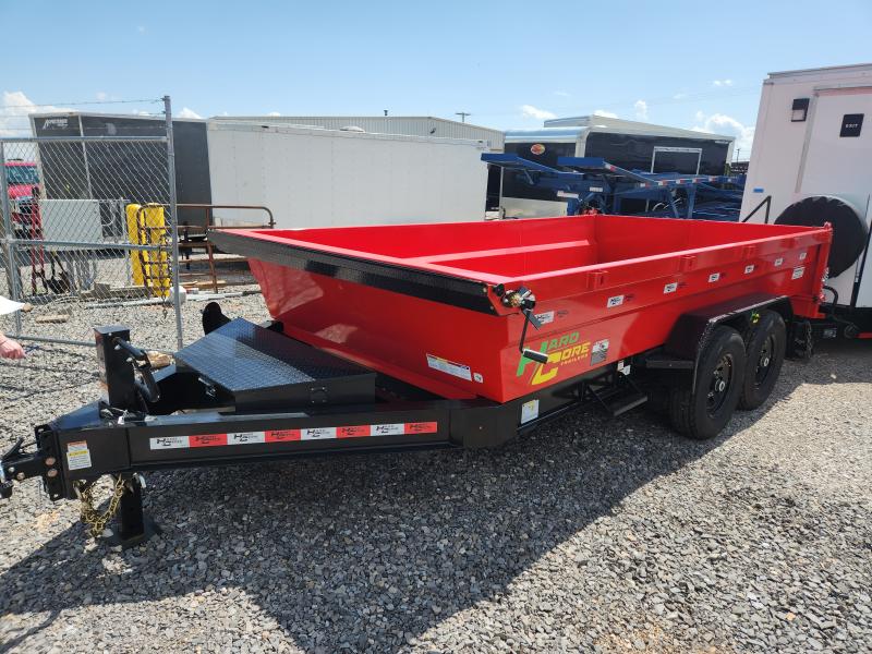 2025 Hardcore 7' x 14' Scissor Lift (2)7K Axles Dump Trailer