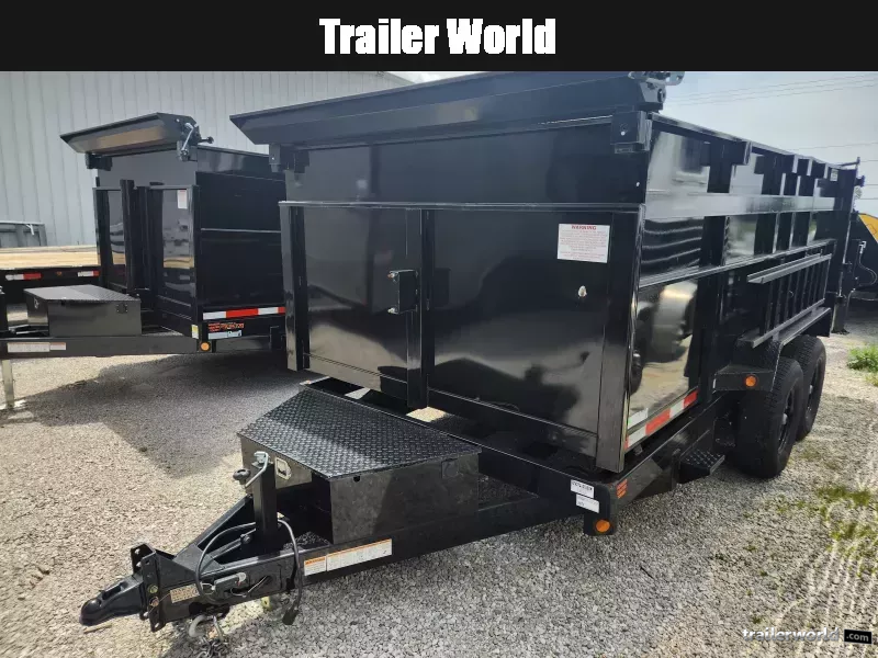 2024 QS 14'  Dump Trailer w/4ft. Sides (2)7K Axles