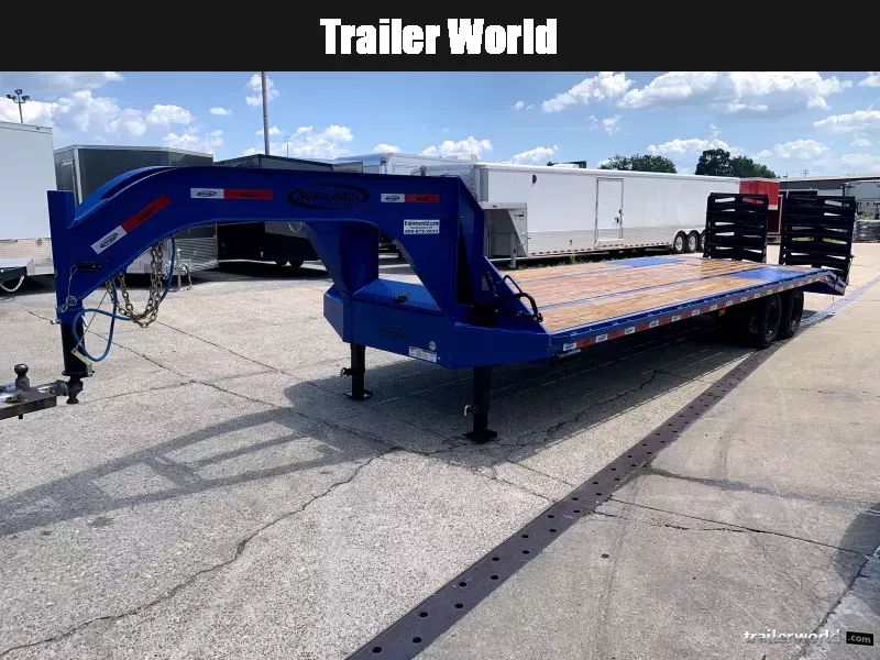 2025 Dura-Haul 102" X 30' (25+5) Low Profile (2)12K Axles Hotshot Deckover GN Equipment Trailer