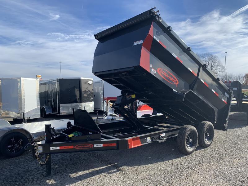 2025 Dura-Haul 7 X 14'TA 16K GVWR Extra Capacity 4ft sides **WIDE BODY** Dump Trailer