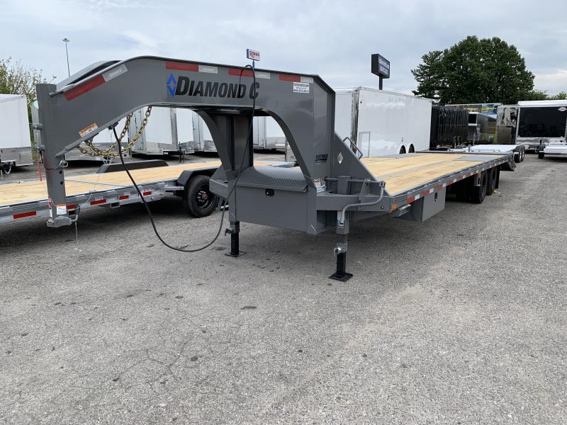 2021 Diamond C FMAX212 32' Gooseneck Flatbed Equipment Trailer 25.9k GVWR 2021 Diamond C FMAX212 32' Gooseneck Flatbed Equipment Trailer 25.9k GVWR