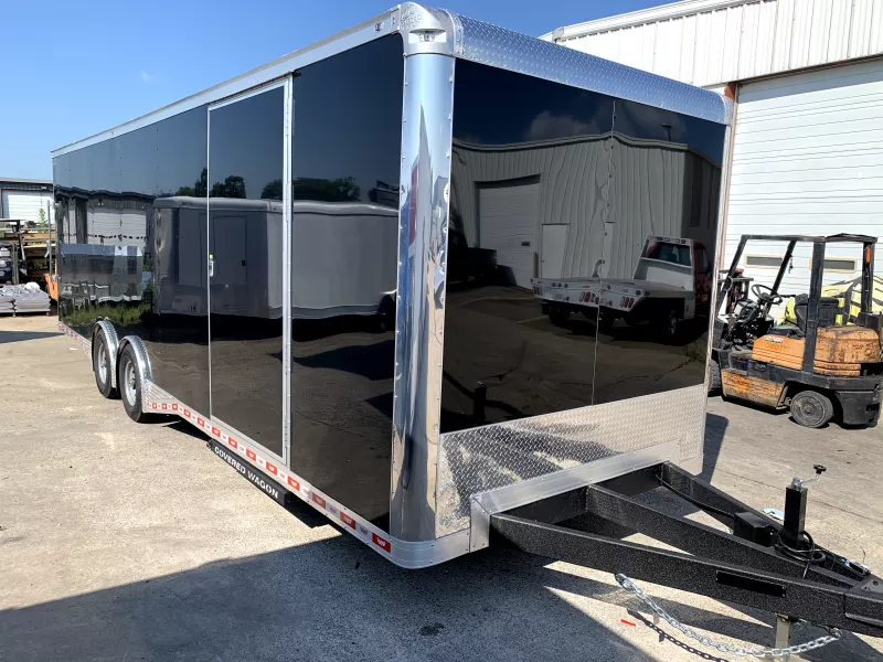 2025 Covered Wagon Trailers 8.5' x 28' x 7'6" (2)7K Torsion Axles Car / Racing Trailer