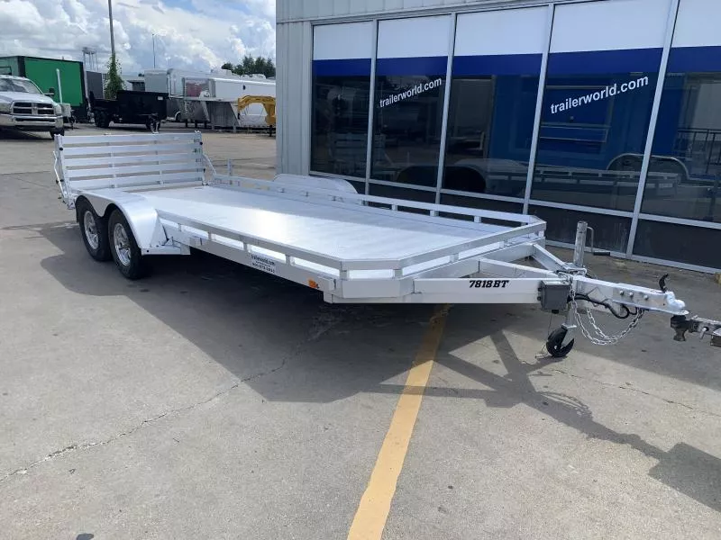 2016 Aluma 7818BT 78" x 18' Bifold Tailgate Utility Trailer