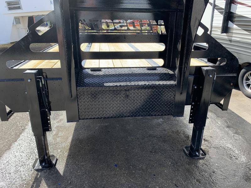 2023 Midsota FBGN 32' RAMPS Hydraulic jacks/Brakes Gooseneck Trailer 25