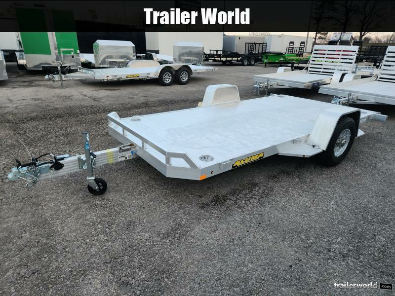 2025 Aluma 8214HS 14' Single Axle Aluminum TILT Open Car Hauler Trailer