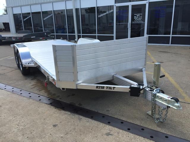 2020 Aluma 8218 Tilt Bed Aluminum Open Car Hauler Trailer 2020 Aluma 8218 Tilt Bed Aluminum Open Car Hauler Trailer