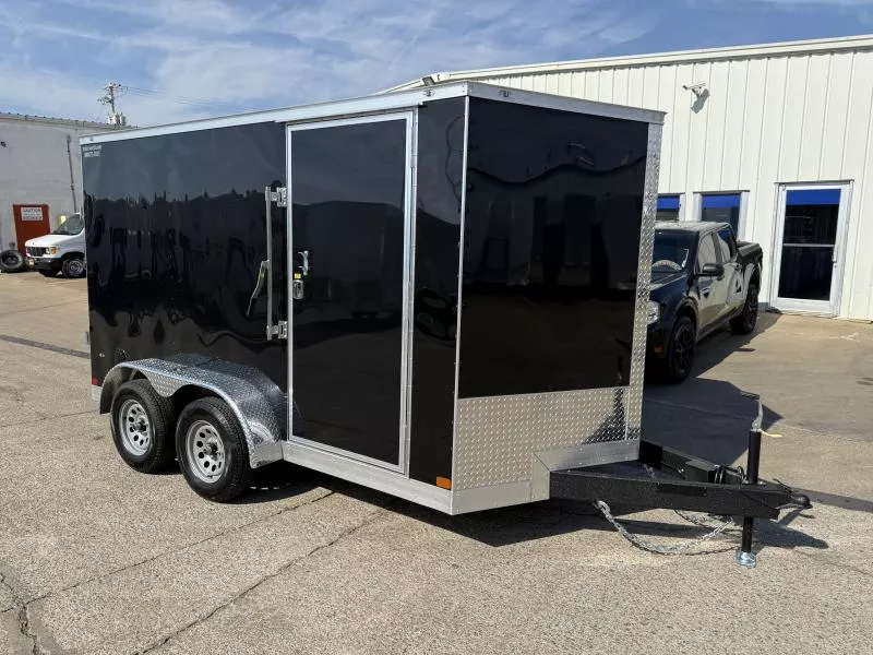 2026 Covered Wagon Trailers 7' x 12' x 6'6" TA Cargo / Enclosed Trailer