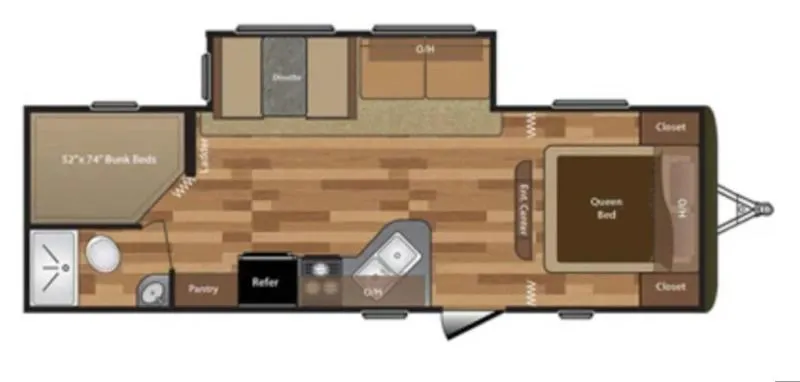 2018 Keystone RV hideout 26lhswe