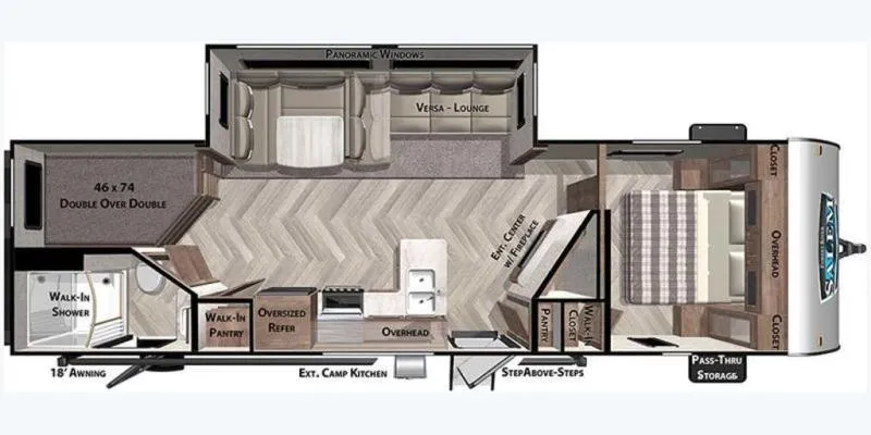 2020 Forest River salem 26dbud