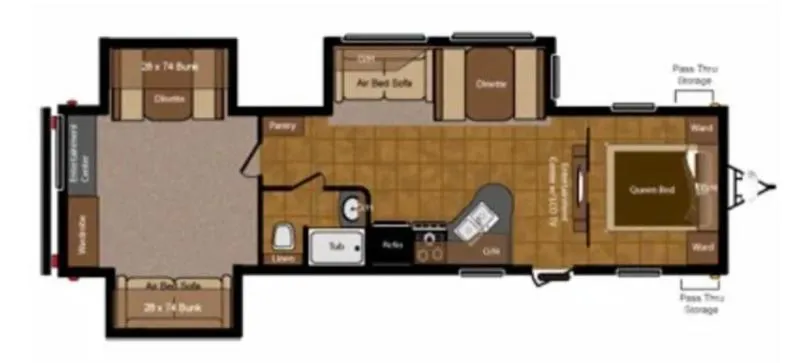2012 Keystone RV sprinter 323bhs