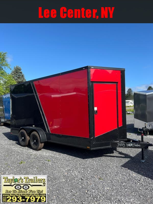 2022 Quality Cargo 7x16 Tandem Axle V-nose 7'3 Ceiling 2022 Quality Cargo 7x16 Tandem Axle V-nose 7'3 Ceiling