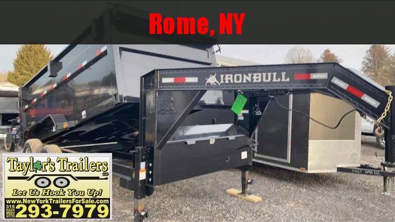 LIGHTLY USED 2022 Iron Bull 7x14 Gooseneck Dump Trailer 14k GVW LIGHTLY USED 2022 Iron Bull 7x14 Gooseneck Dump Trailer 14k GVW