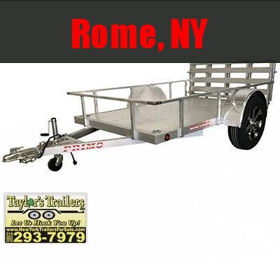 2023 Primo Aluminum 5x8 Single Axle Utility - Standard rail side 2023 Primo Aluminum 5x8 Single Axle Utility - Standard rail side