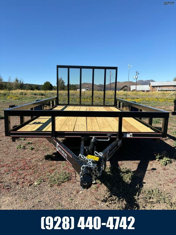 Single Axle Utility Trailer/3,000 GVWR/72"x12' American Trailers AZ