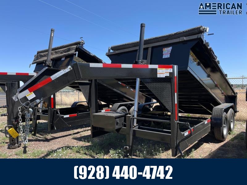 Gooseneck Tandem Axle Dumper/14,000 GVWR/7X14x2 *Telescopic Gooseneck Tandem Axle Dumper/14,000 GVWR/7X14x2 *Telescopic
