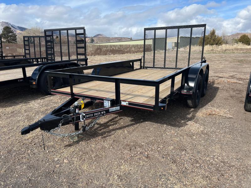 2024 Coffee Creek Tandem Axle Utility/7,000 GVWR/77"x12' American