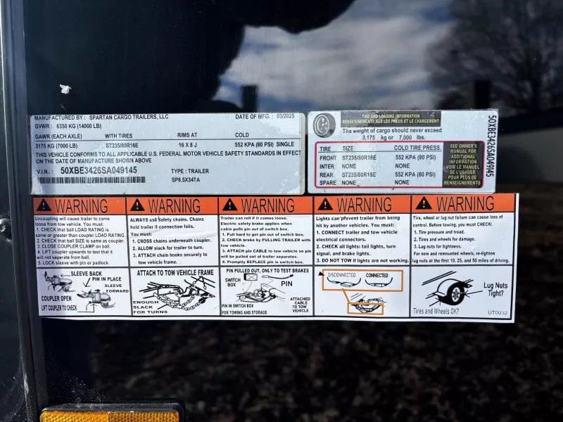 new Car Haulers / Racing Trailers Spartan Cargo Trailers  for sale, in Hickory, NC Thumbnail 4