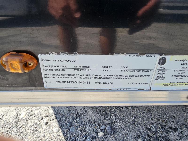 used Car Haulers / Racing Trailers Diamond Cargo  for sale, in Hickory, NC Thumbnail 9