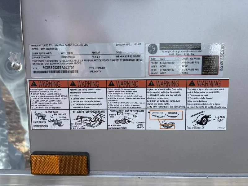 new Cargo (Enclosed) Trailers Spartan Cargo Trailers  for sale, in Hickory, NC Thumbnail 4