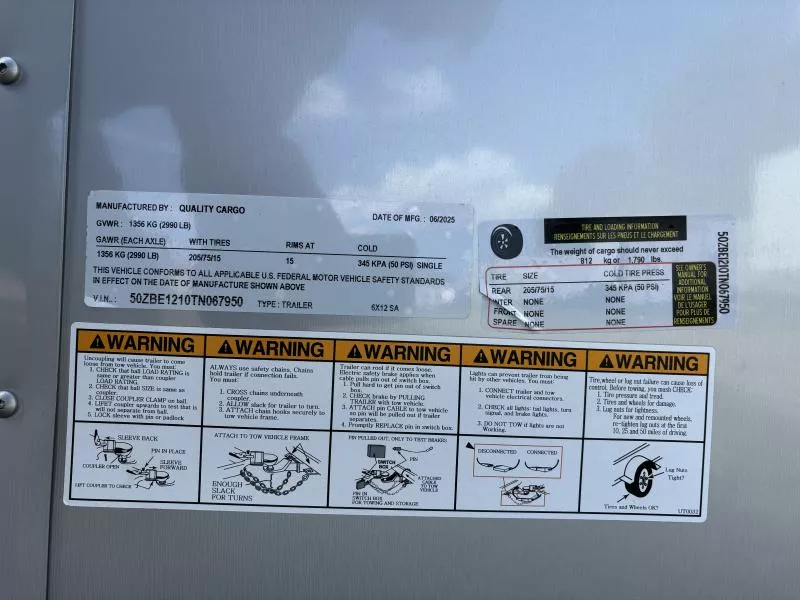 new Cargo (Enclosed) Trailers Quality Cargo  for sale, in Hickory, NC Thumbnail 5